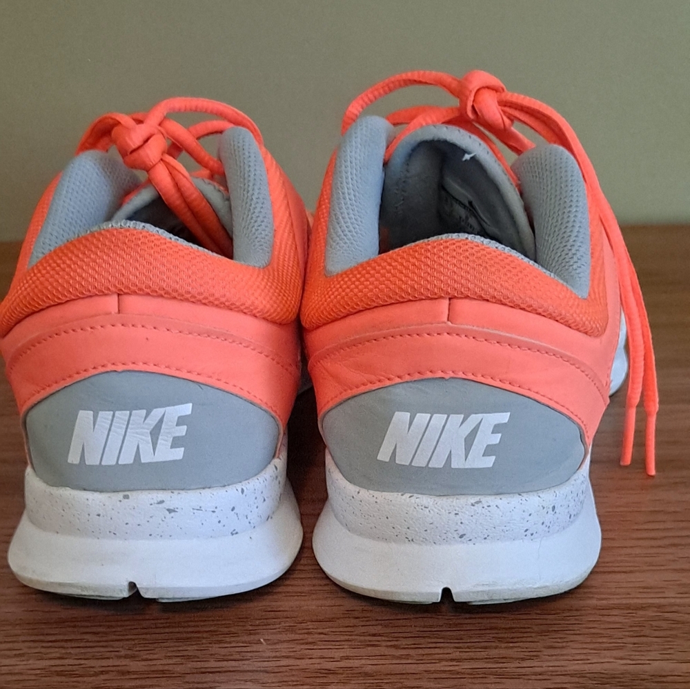 Nike Womens Flex Trainer 4 Neon Orange Running Shoes 643083-800 Size 8.5 Us - Picture 4 of 7